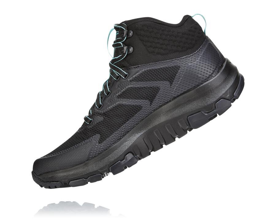 Sapatilhas Hoka One One Feminino Pretas - Toa Gore-Tex - 719-SCYIFK